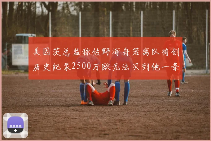 美因茨总监称佐野海舟若离队将创历史纪录2500万欧无法买到他一条腿